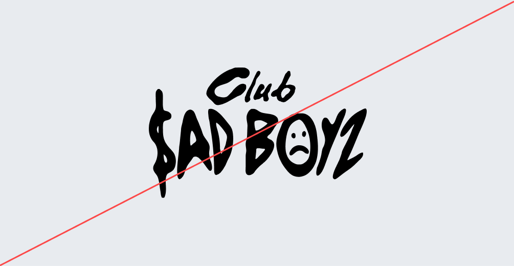 Image of brand logo incorrectly ordered
